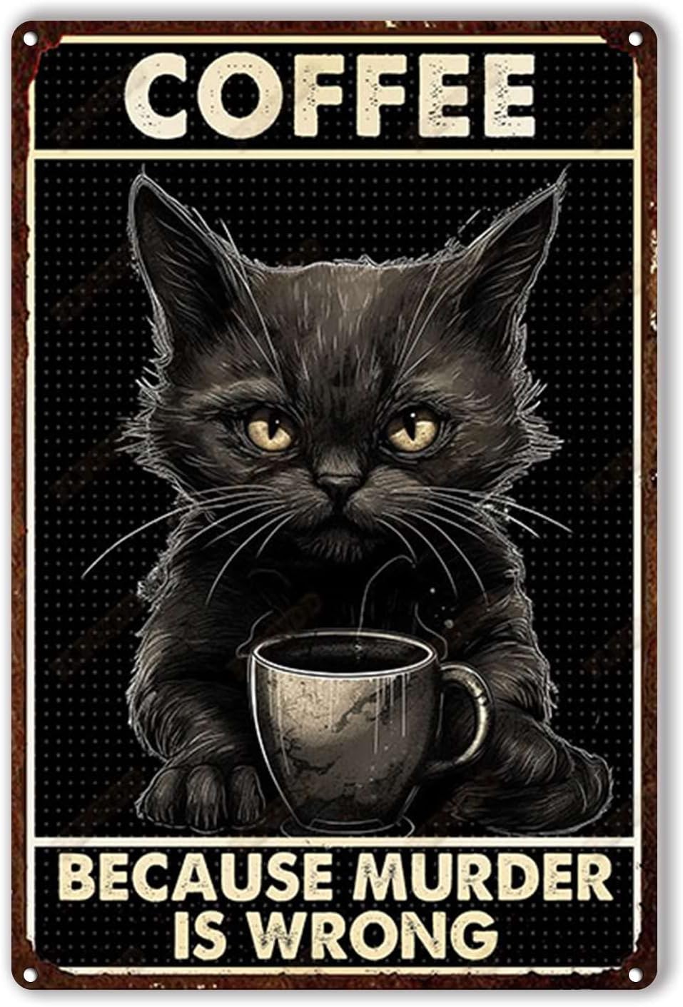 Home Bar And Coffee - Tabliczka z cyny z motywem kawy