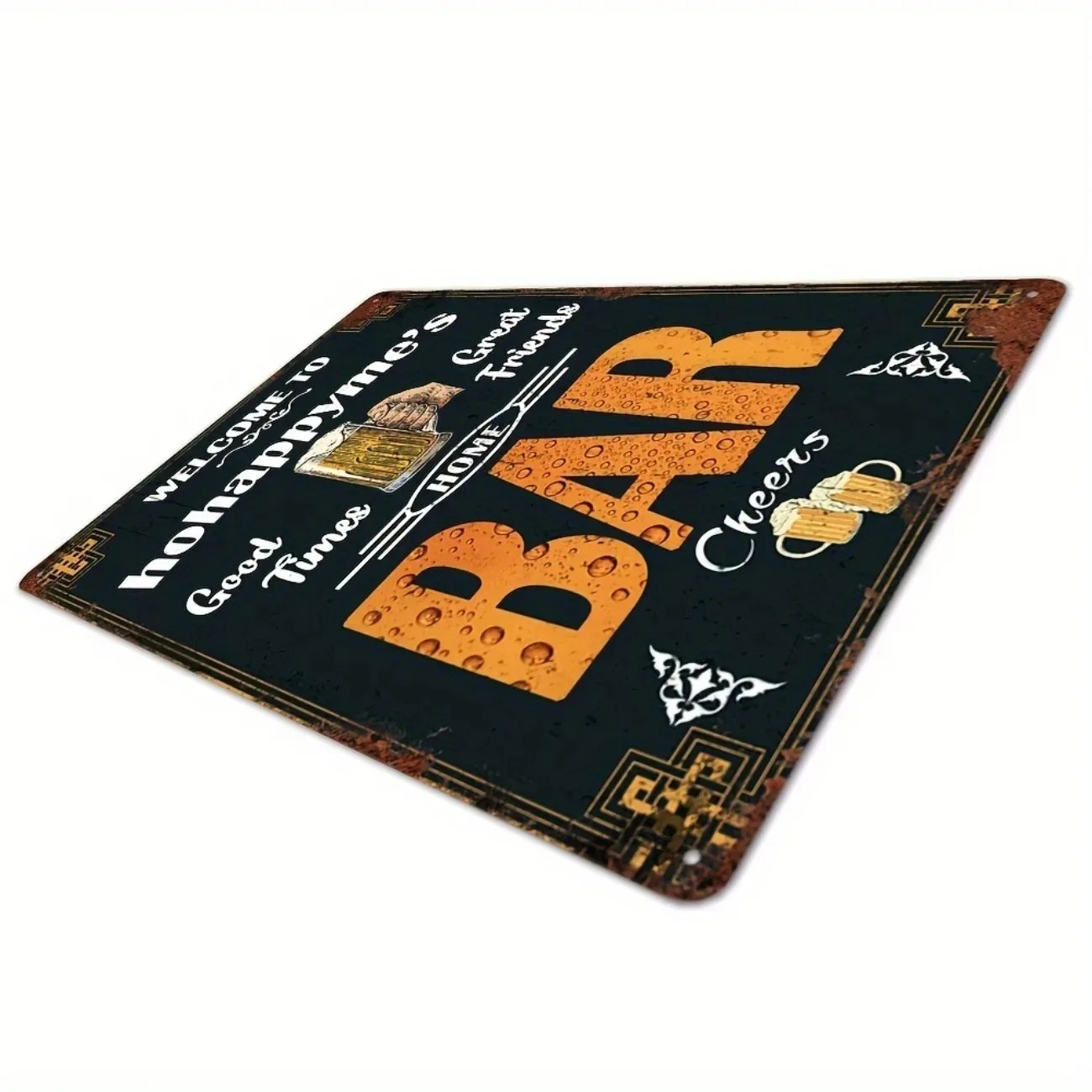 Home Bar Signs - 1 szt. Personalizowana metalowa tabliczka barowa