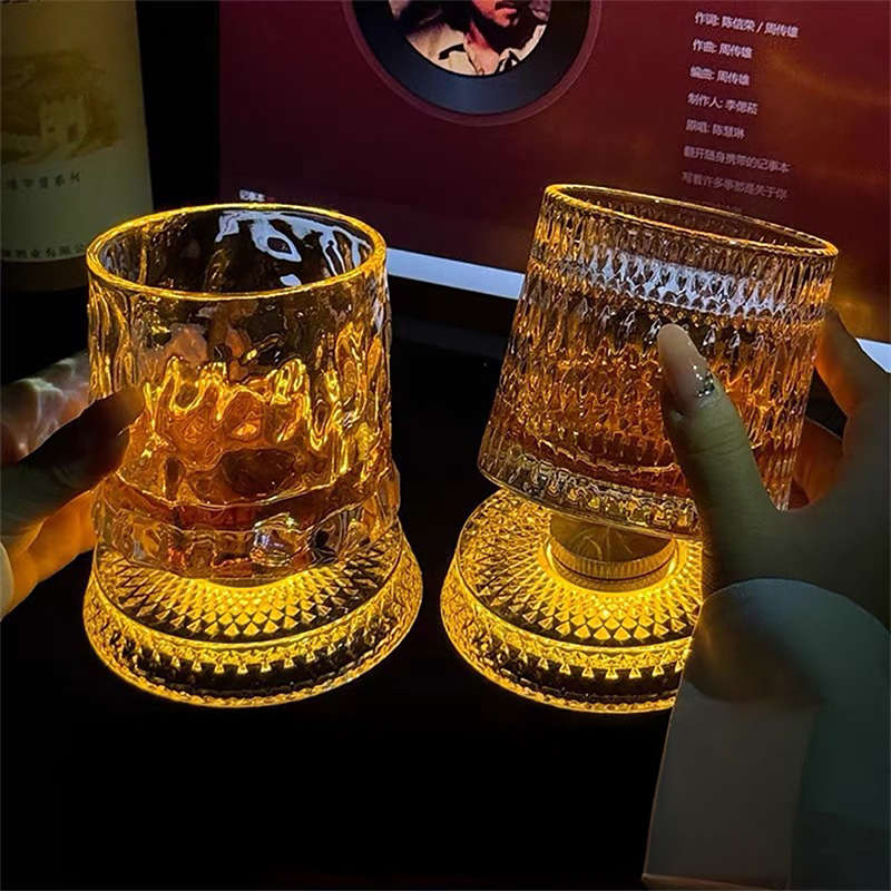 Old Fashioned Glass - 360 ° Obrotowy kieliszek do whisky