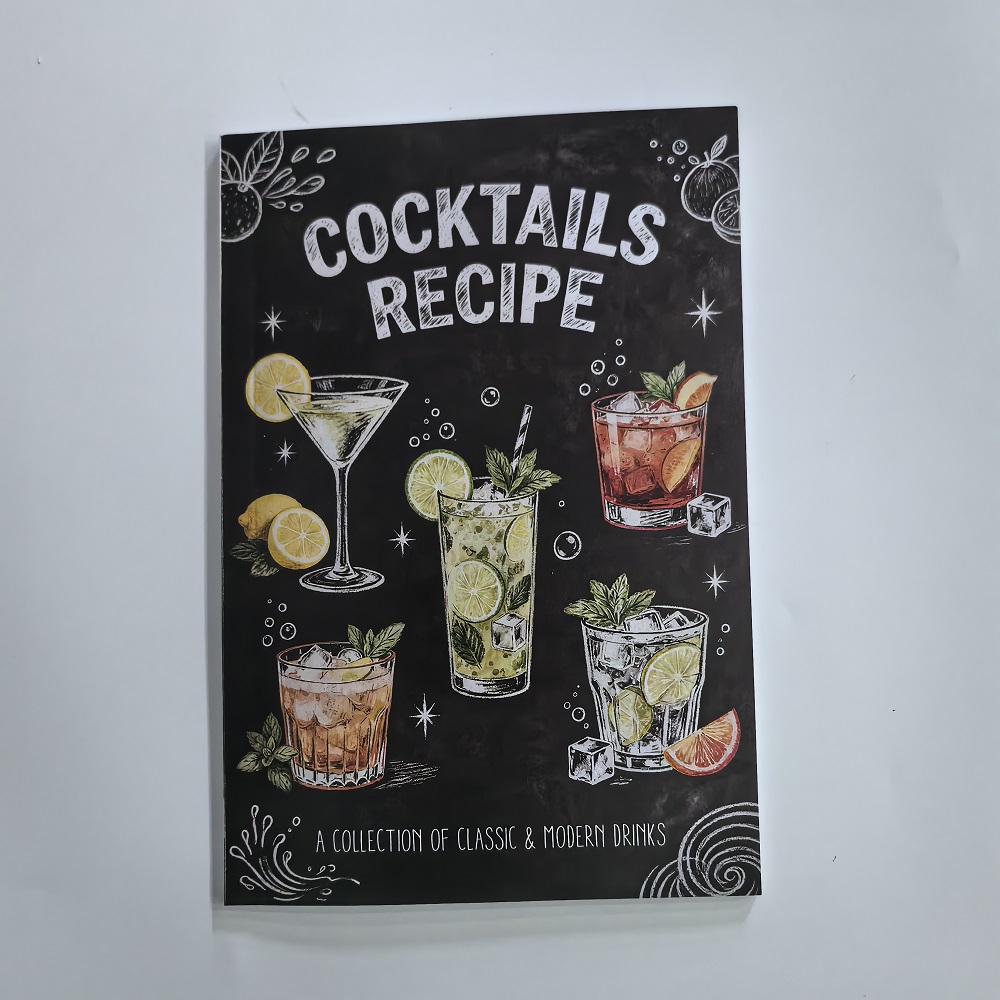 Cocktail Recipe Book - Klasyczna i nowoczesna książka z przepisami