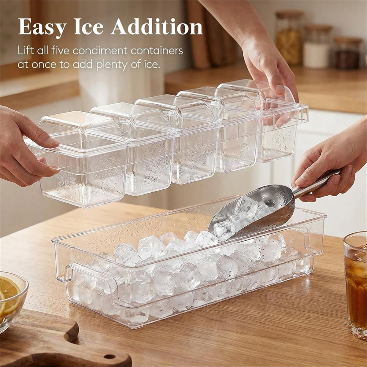 Garnish Tray Set - Pojemniki na chłodzone przyprawy, zestaw do