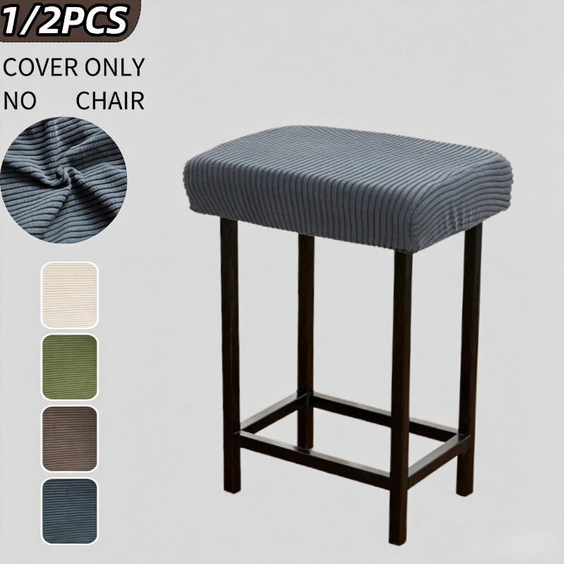 Home Bar Seating - 1/2 szt. Elastyczny pokrowiec na stołek