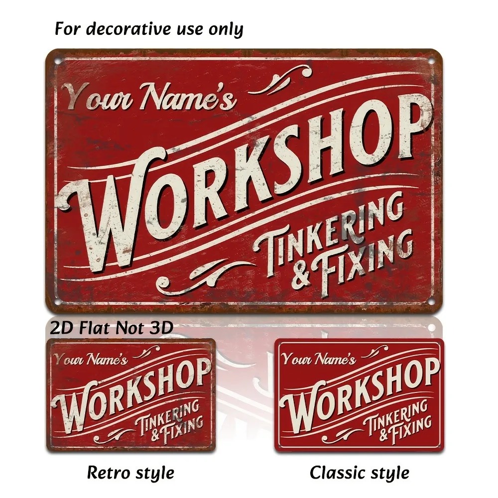 Home Bar Signs - Spersonalizowany Metalowy Znak Dekoracyjny Vintage Sztuka
