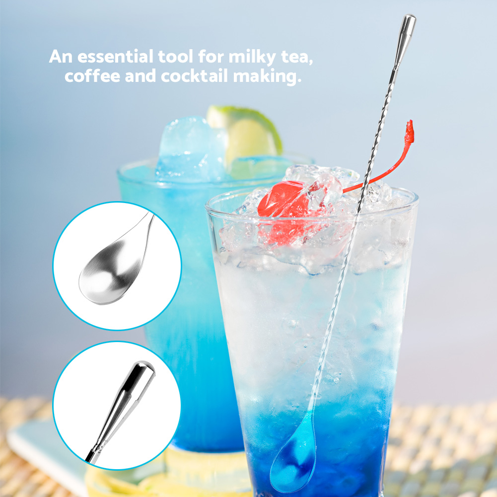 Bar Spoon Twisted - Łyżka barmańska ze stali nierdzewnej, łyżka