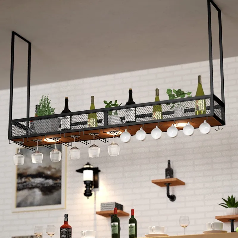 Home Bar Shelves - Półki Barowe Szafki Barowe Otwarte Szafki