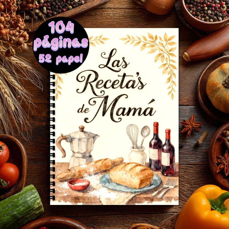 Cocktail Recipe Book - Książka z przepisami w języku hiszpańskim