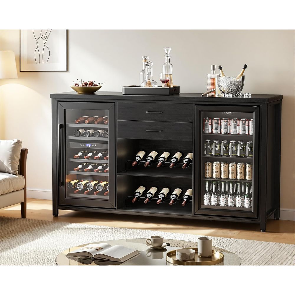 Duża szafka barowa Coee z 2 pr – Home Bar And Cabinet recenzja i cena