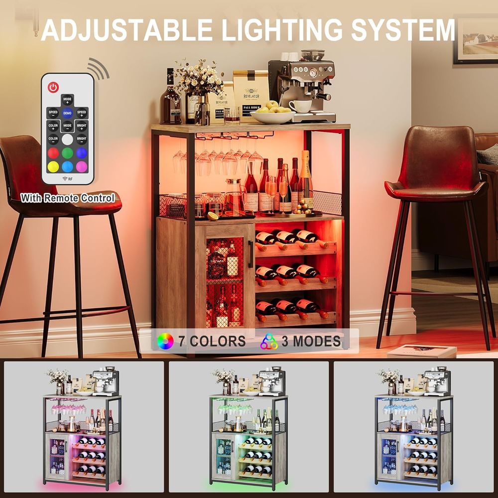 Szafka na wino w stylu industr – Home Bar And Cabinet recenzja i cena
