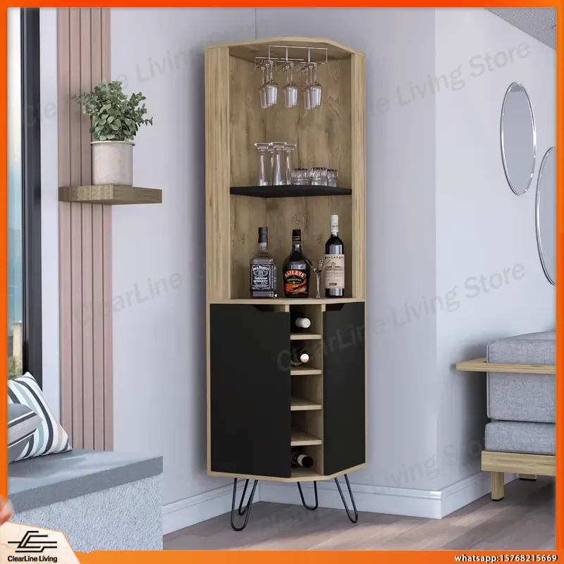Narożna szafka barowa z 6 wbud – Home Bar Shelves recenzja i cena
