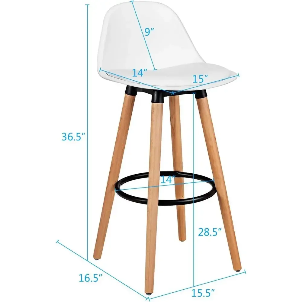 Zestaw 4 krzeseł barowych z si – Home Bar Stools recenzja i cena
