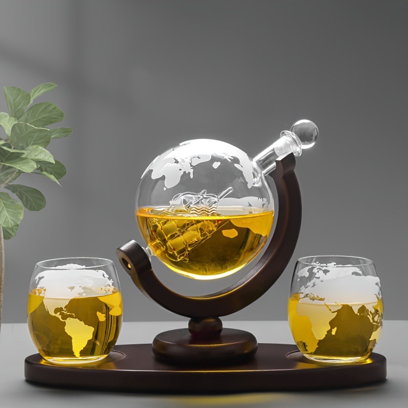 Dekanter w kształcie globu, ki – Decanter Globe Set recenzja i cena