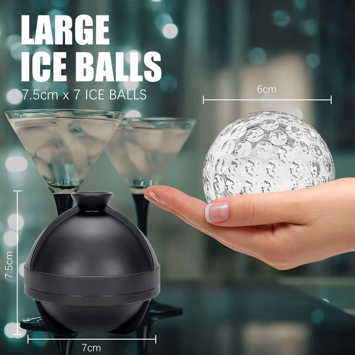 Forma do lodu z silikonu spoży – Ice Mold Sphere recenzja i cena