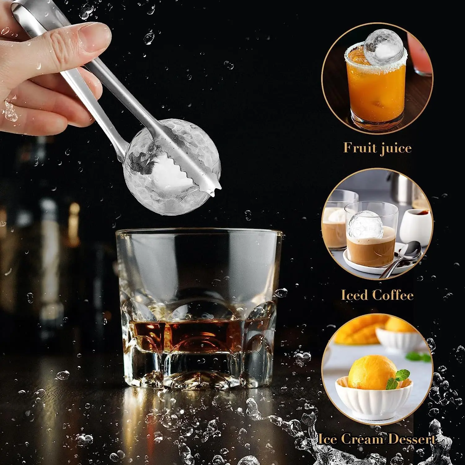 Forma do lodu z silikonu spoży – Ice Mold Sphere recenzja i cena