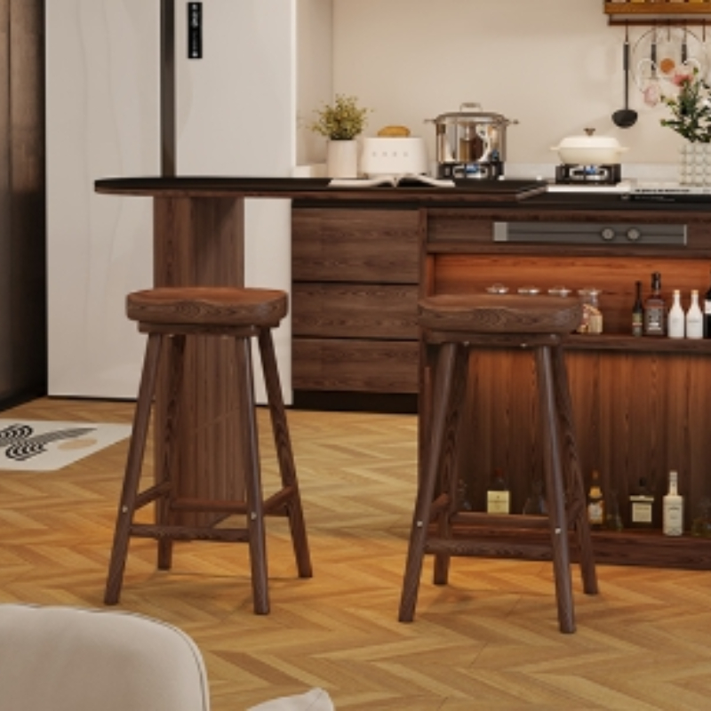 Krzesło barowe z litego drewna – Home Bar Seating recenzja i cena