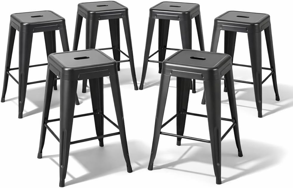 Zestaw 6 stołków barowych Midn – Home Bar Seating recenzja i cena