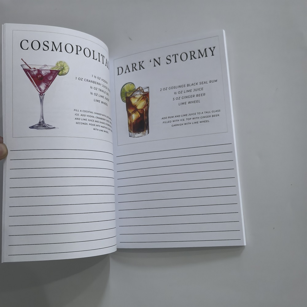 Klasyczna i nowoczesna książka – Cocktail Recipe Book recenzja i cena