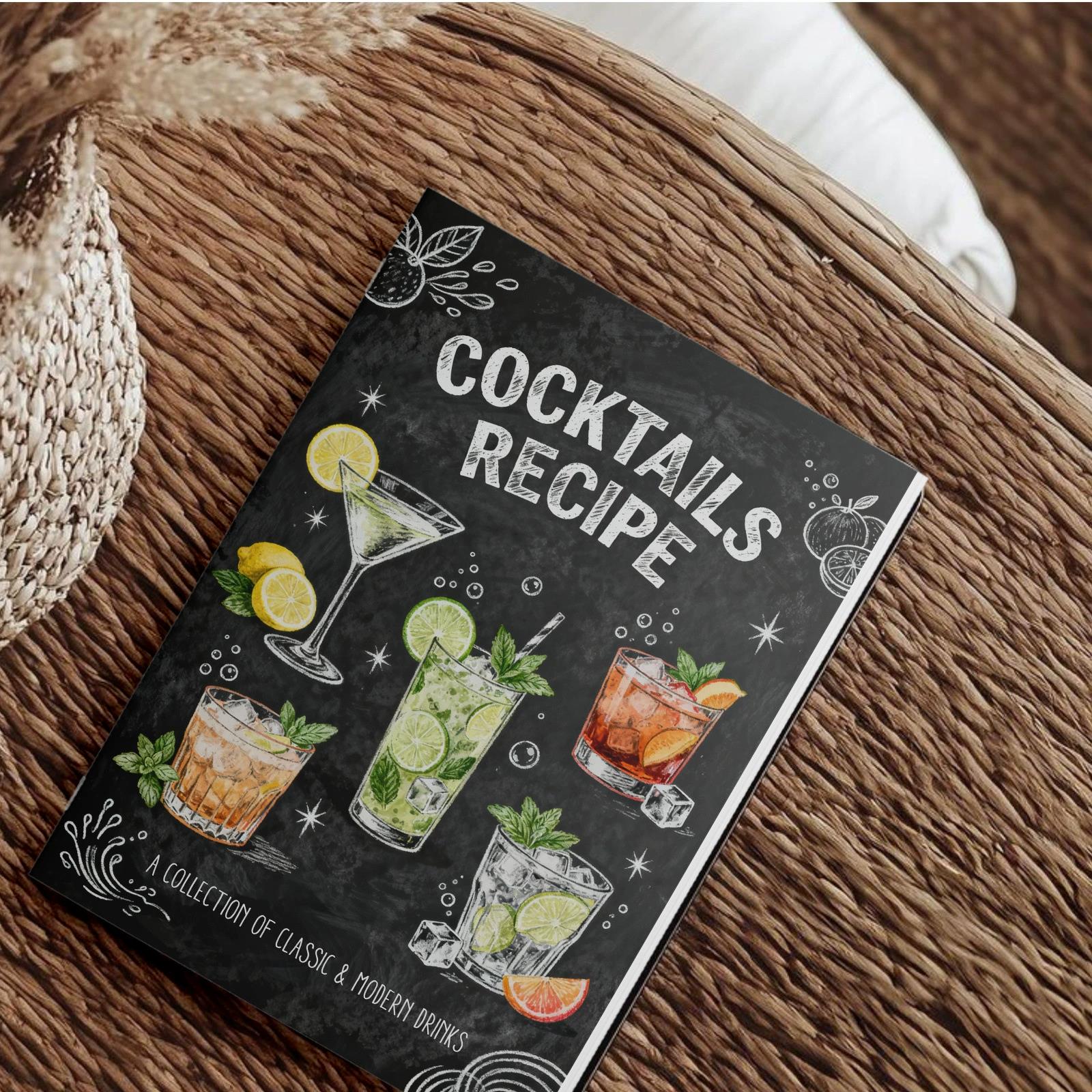 Klasyczna i nowoczesna książka – Cocktail Recipe Book recenzja i cena
