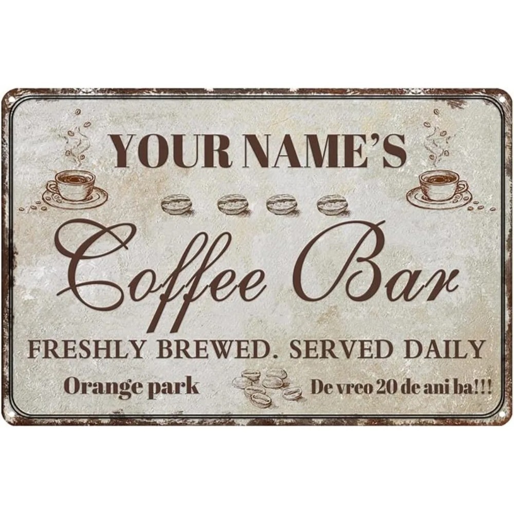 Niestandardowy metalowy szyld  – Home Bar Signs recenzja i cena