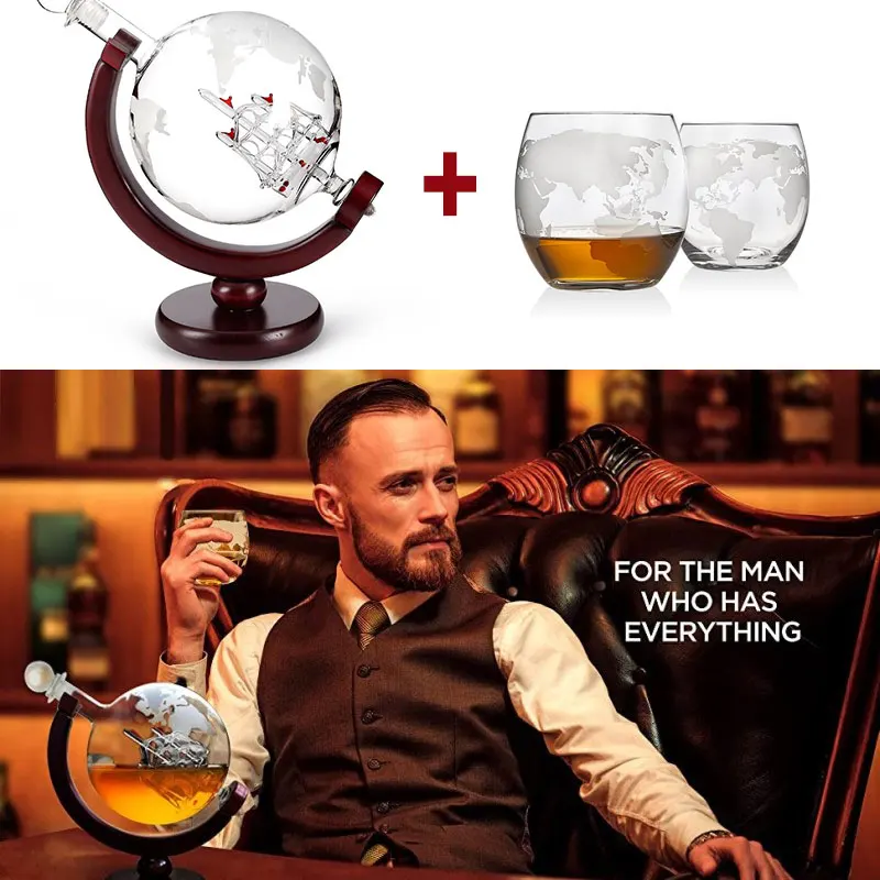 Zestaw kieliszków do whisky Cr – Decanter Globe Set recenzja i cena