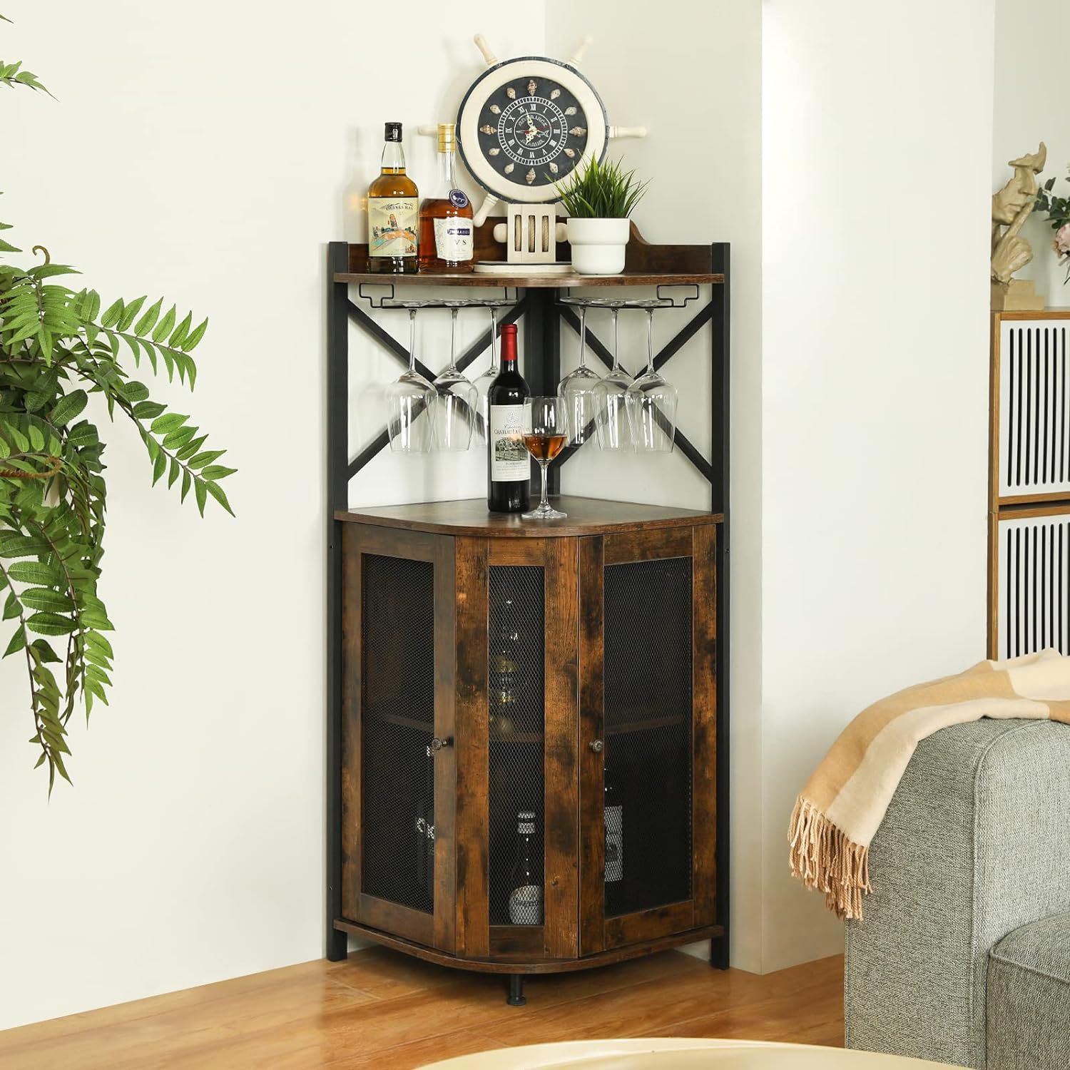 Szafka narożna z uchwytem na s – Home Bar And Cabinet recenzja i cena
