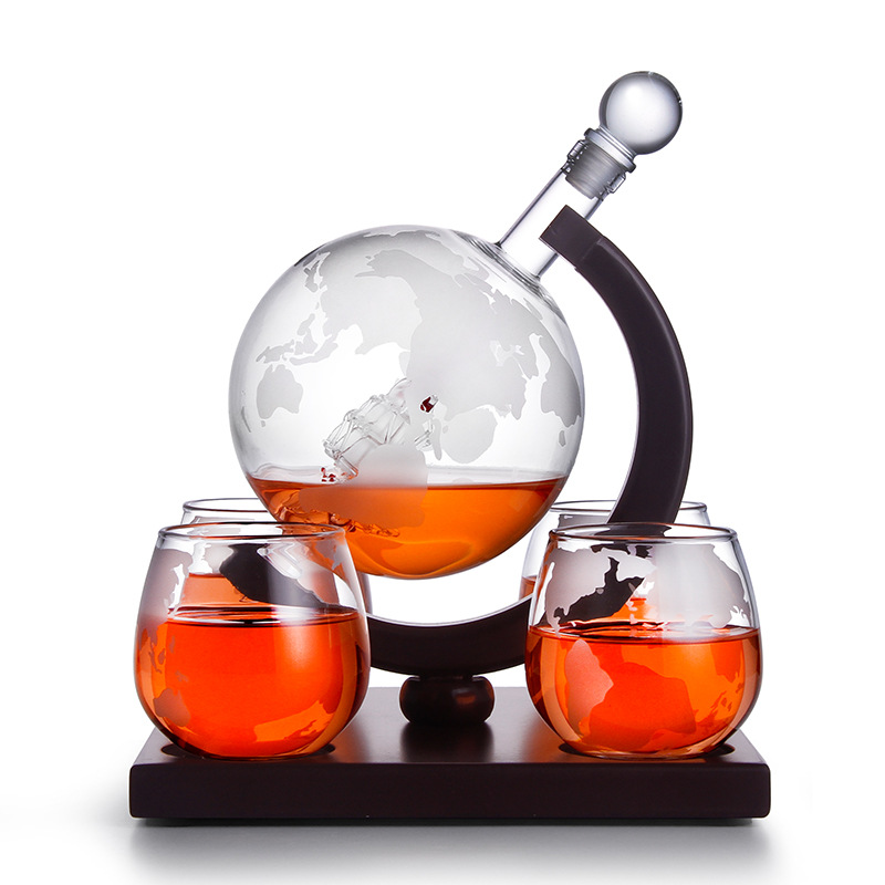 Globe karafka kreatywna szklan – Decanter Globe Set recenzja i cena