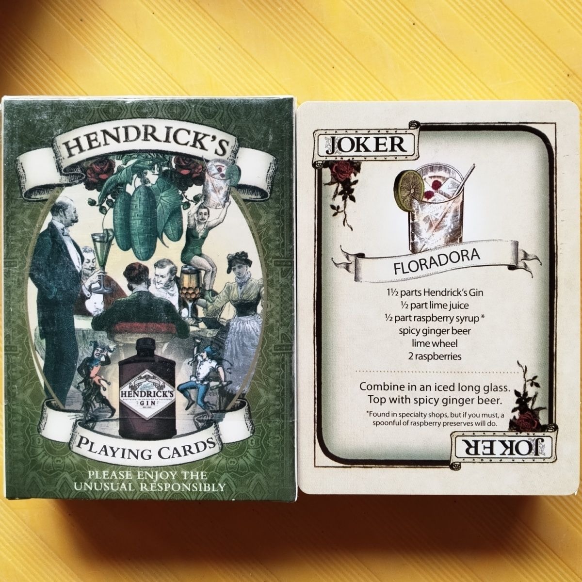 Talia kart do gry Hendrick's G – Cocktail Recipe Book recenzja i cena