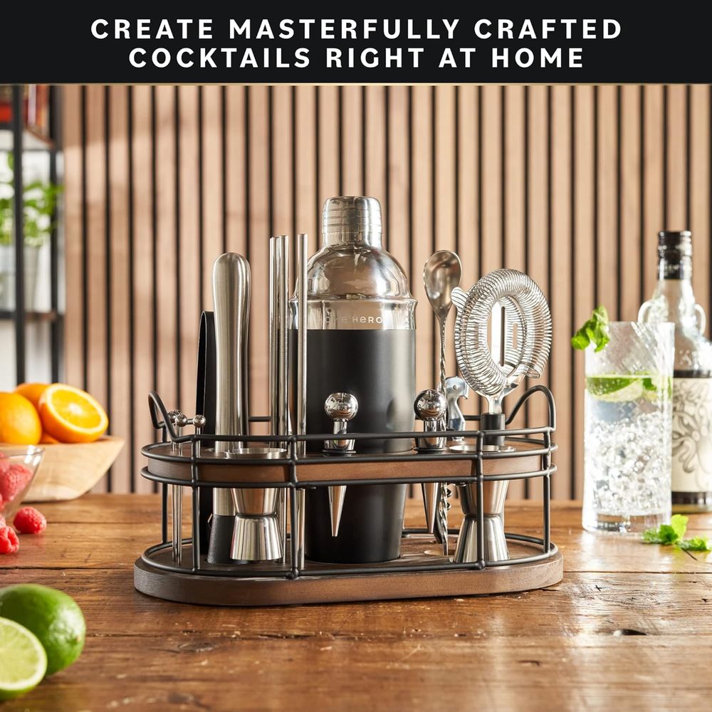 22-częściowy zestaw do drinków – Cocktail Recipe Book recenzja i cena