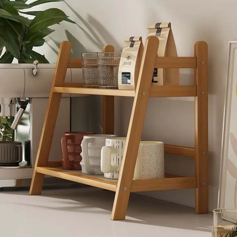 1 szt. Jasnobrązowa bambusowa  – Home Bar Shelves recenzja i cena