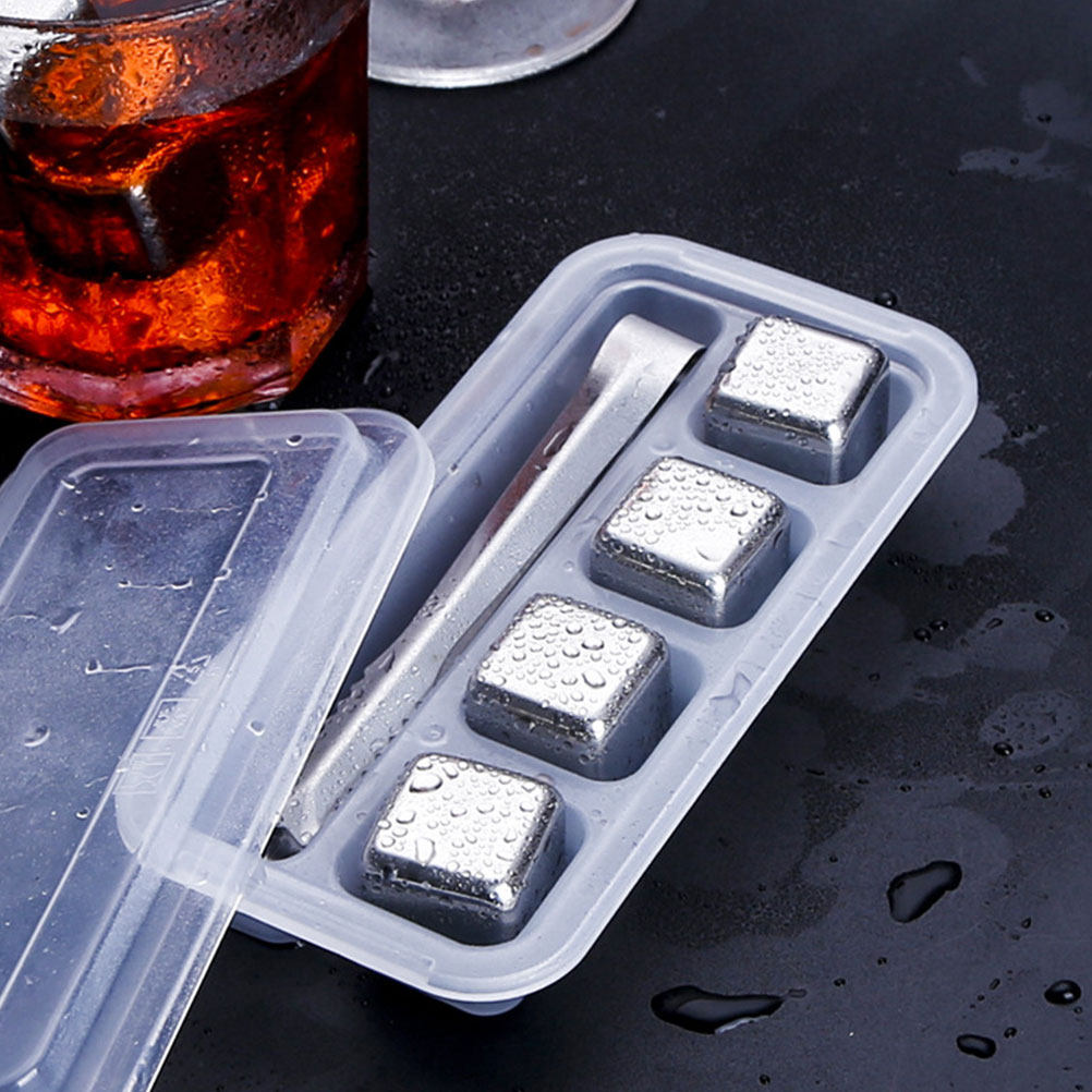 2 Zestawy Kostek Lodu ze Stali – Home Bar Set recenzja i cena