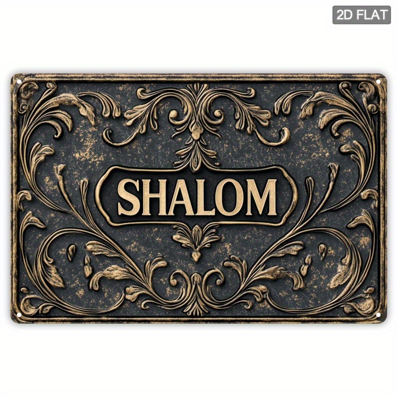 CIFBUY Vintage Shalom Aluminio – Home Bar Signs recenzja i cena