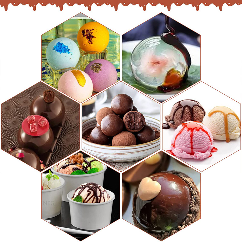 6 wgłębień Półokrągłe formy si – Ice Mold Sphere recenzja i cena