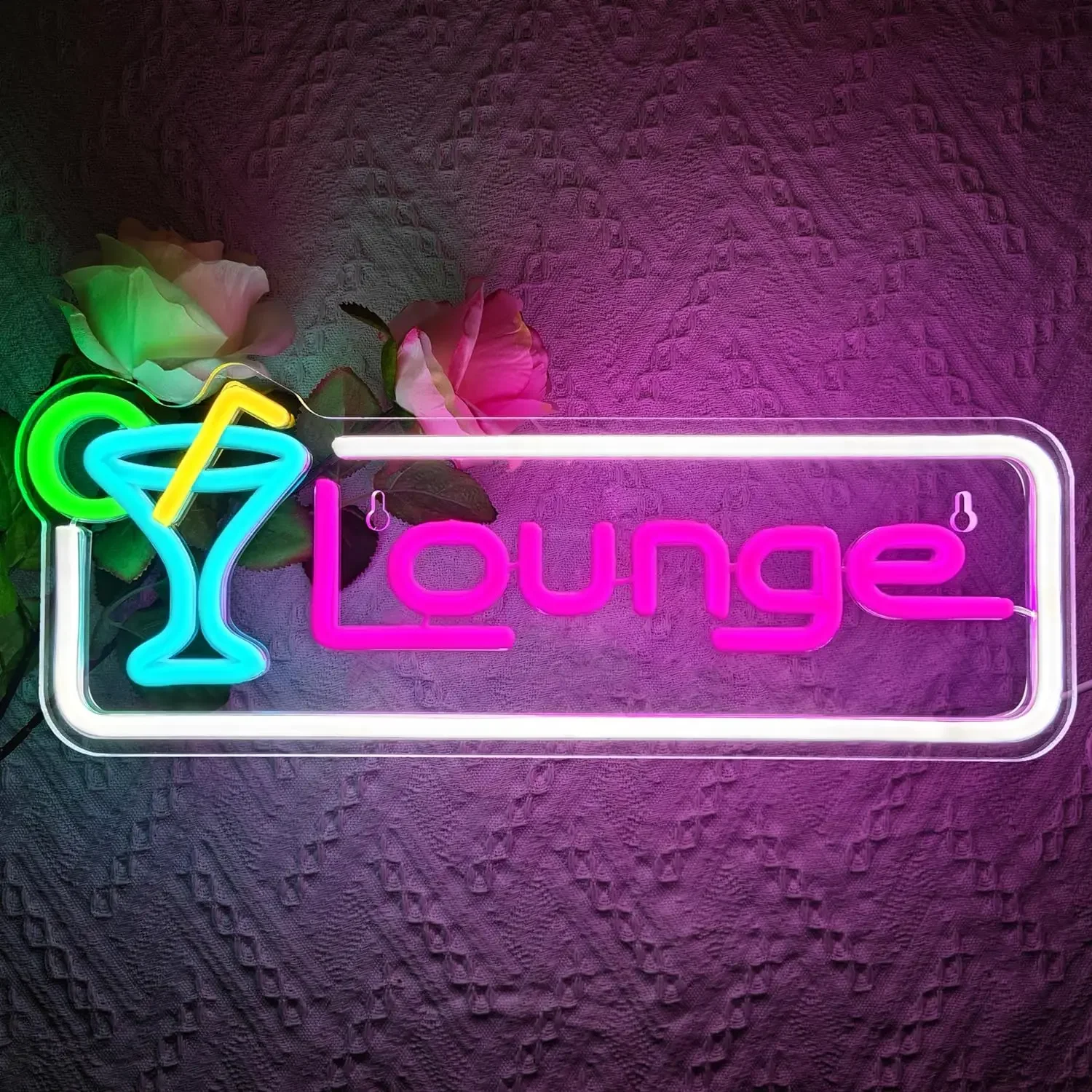 Neonowy znak LED do salonu kok – Home Bar Lounge recenzja i cena