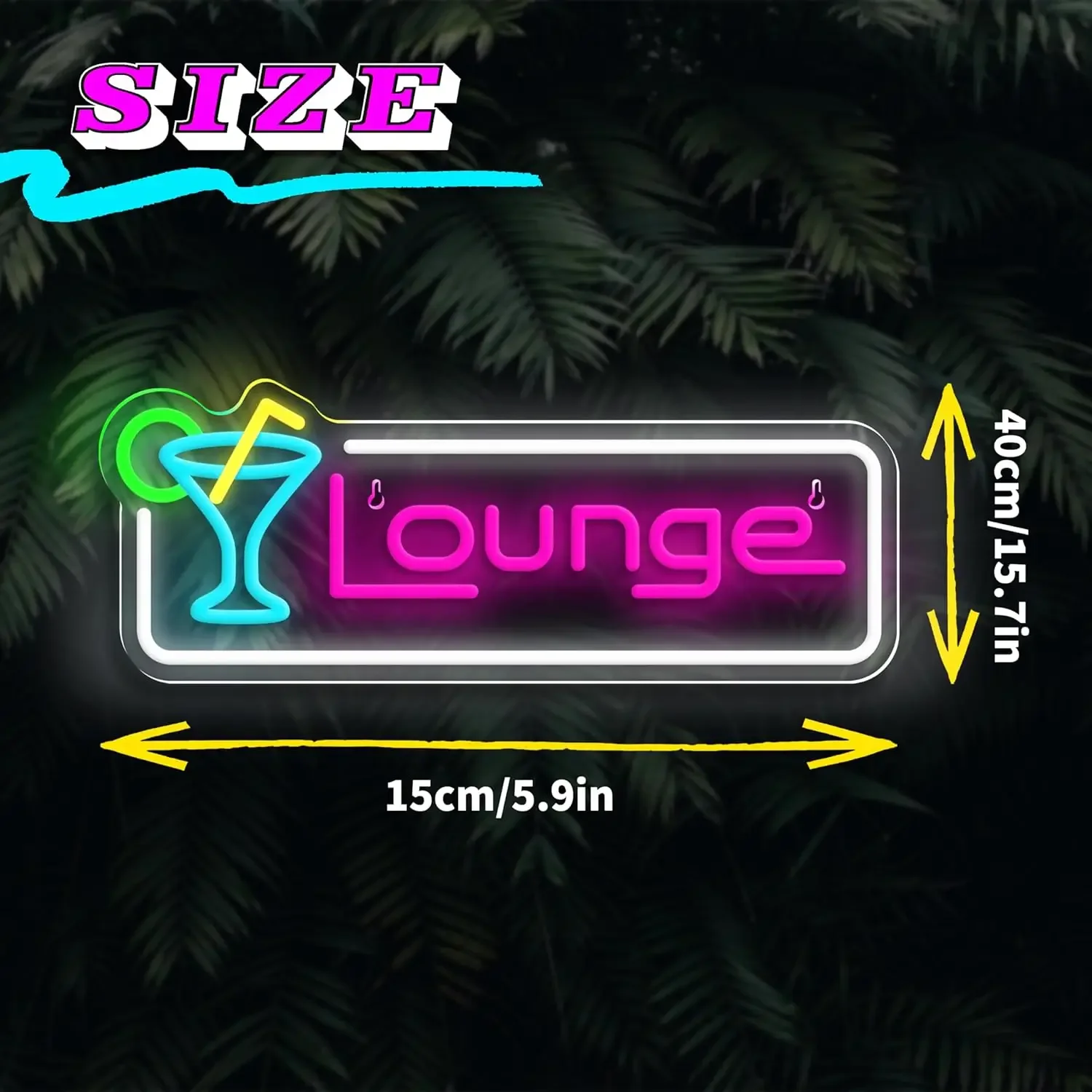 Neonowy znak LED do salonu kok – Home Bar Lounge recenzja i cena