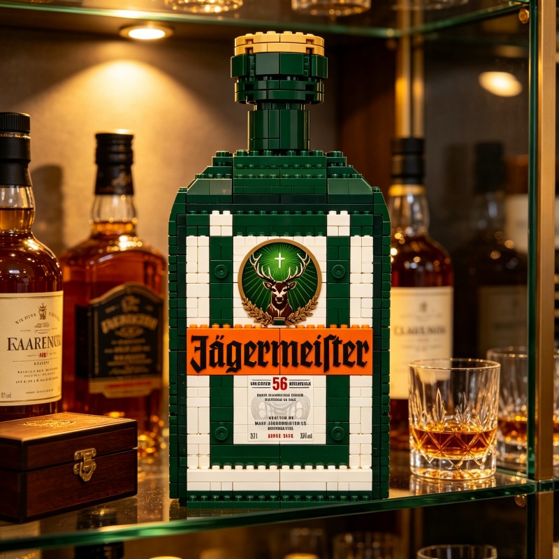 DIY Model butelki likieru Jage – Home Bar Set recenzja i cena