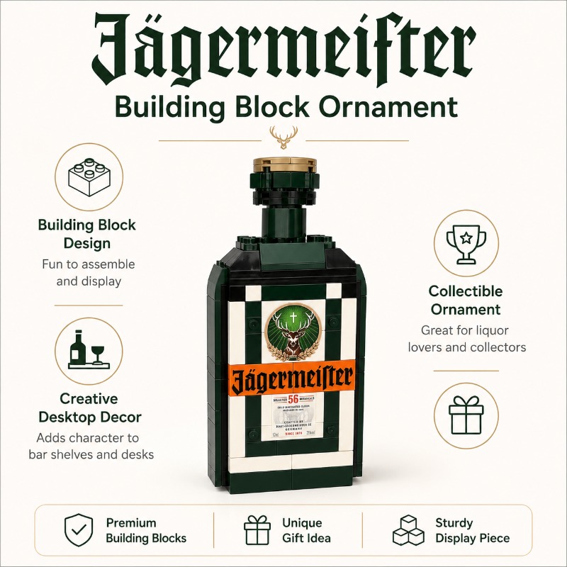 DIY Model butelki likieru Jage – Home Bar Set recenzja i cena