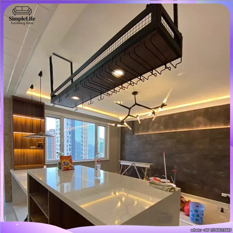 Otwarta szafka barowa na wino  – Home Bar Shelves recenzja i cena