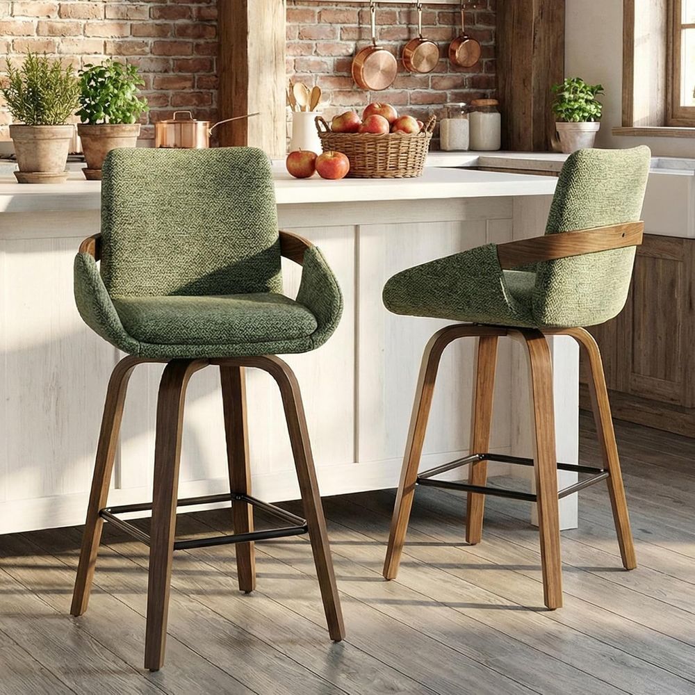Zestaw 2 obrotowych stołków ba – Home Bar Seating recenzja i cena