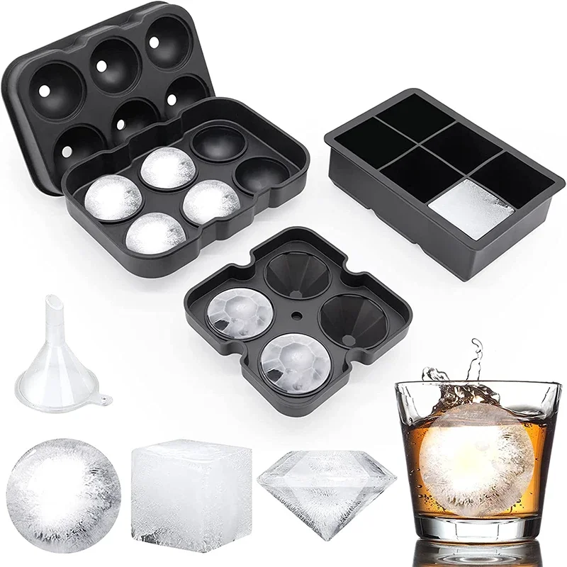 Duże tacki na kostki lodu Sili – Ice Mold Sphere recenzja i cena