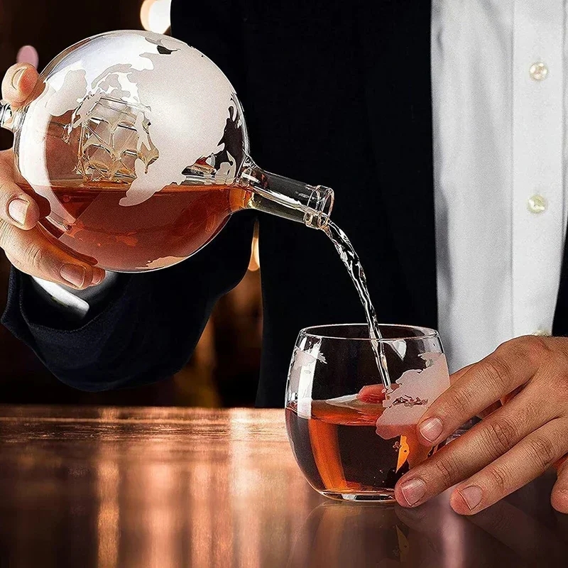 1L Kreatywny zestaw karafek Gl – Decanter Globe Set recenzja i cena