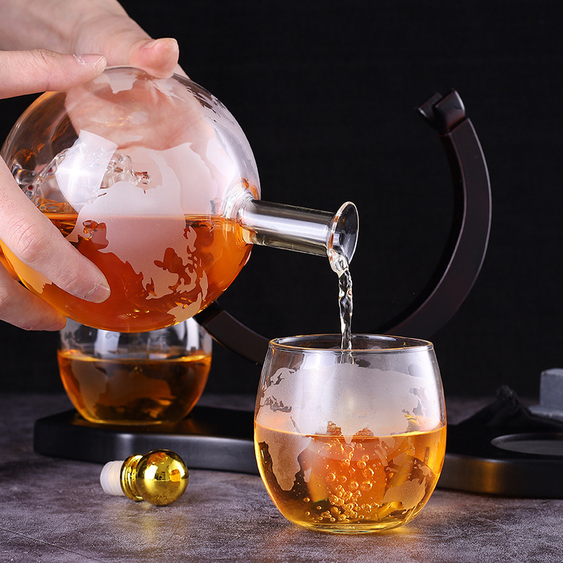 1L Kreatywny zestaw karafek Gl – Decanter Globe Set recenzja i cena